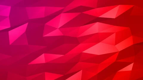 Loopable Abstract Red Magenta Low Poly Background 4K Full HD V110 Video stock 89930993