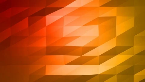 Loopable Abstract Red Orange Low Poly Background 4K Full HD V32 Video stock 89604406