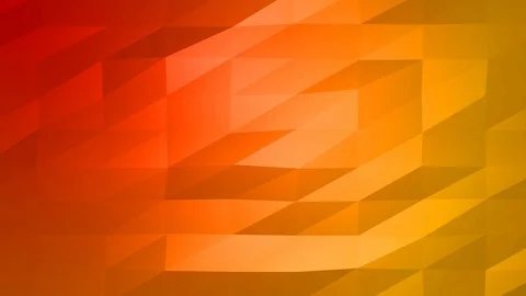 Loopable Abstract Red Orange Low Poly Background 4K Full HD V34 Stock Footage 89604423