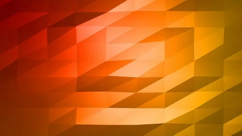Loopable Abstract Red Orange Low Poly Background 4K Full HD V36 Stock Footage 89604439