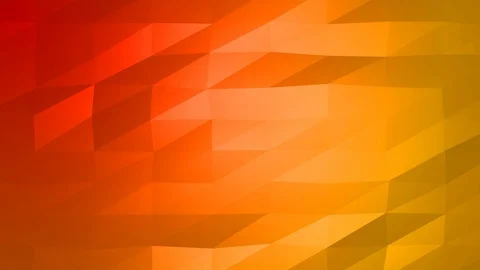Loopable Abstract Red Orange Low Poly Background 4K Full HD V38 Stock Footage 89604466