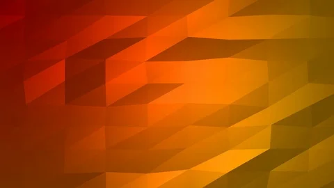 Loopable Abstract Red Orange Low Poly Background 4K Full HD V41 Stock Footage 89604504