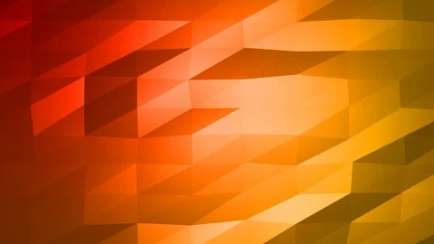 Loopable Abstract Red Orange Low Poly Background 4K Full HD V44 Stock Footage 89604542
