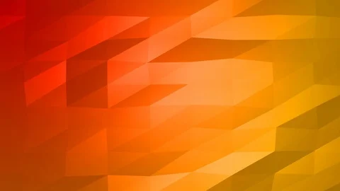 Loopable Abstract Red Orange Low Poly Background 4K Full HD V46 Stock Footage 89604569