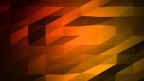 Loopable Abstract Red Orange Low Poly Background 4K Full HD V47 Stock Footage 89604573
