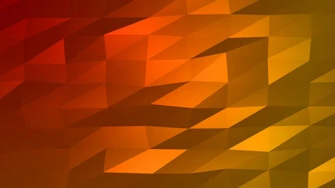 Loopable Abstract Red Orange Low Poly Background 4K Full HD V53 Video stock 89604669