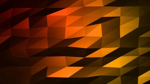 Loopable Abstract Red Orange Low Poly Background 4K Full HD V55 Video stock 89604683
