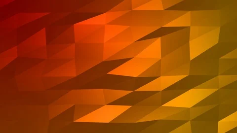 Loopable Abstract Red Orange Low Poly Background 4K Full HD V57 Stock Footage 89604707