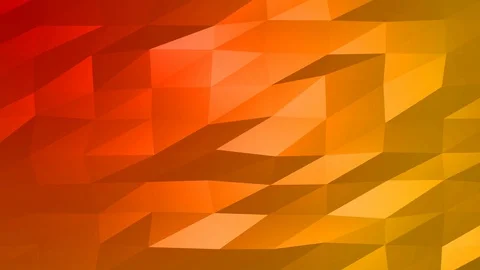 Loopable Abstract Red Orange Low Poly Background 4K Full HD V58 Stock Footage 89604712
