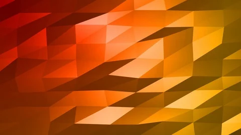 Loopable Abstract Red Orange Low Poly Background 4K Full HD V60 Stock Footage 89604728