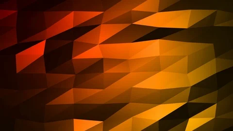 Loopable Abstract Red Orange Low Poly Background 4K Full HD V63 Video stock 89604761