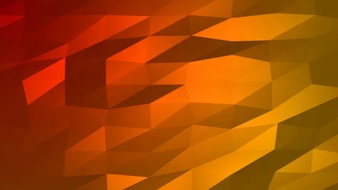 Loopable Abstract Red Orange Low Poly Background 4K Full HD V65 Stock-Footage 89604776