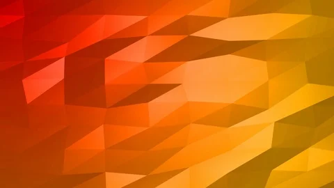 Loopable Abstract Red Orange Low Poly Background 4K Full HD V66 Stock Footage 89604785