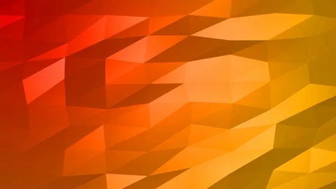 Loopable Abstract Red Orange Low Poly Background 4K Full HD V70 Stock Footage 89604823