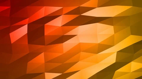 Loopable Abstract Red Orange Low Poly Background 4K Full HD V72 Video stock 89604844