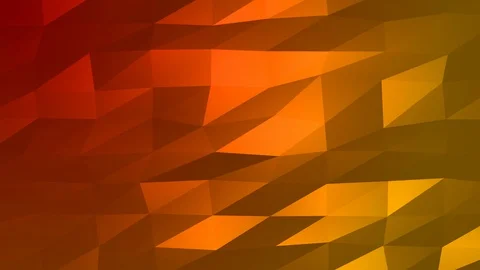 Loopable Abstract Red Orange Low Poly Background 4K Full HD V73 Stock Footage 89604866