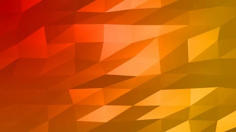 Loopable Abstract Red Orange Low Poly Background 4K Full HD V74 Video stock 89604871