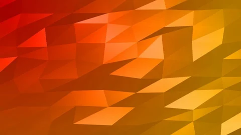 Loopable Abstract Red Orange Low Poly Background 4K Full HD V78 Stock Footage 89604909