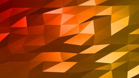Loopable Abstract Red Orange Low Poly Background 4K Full HD V80 Stock-Footage 89604932