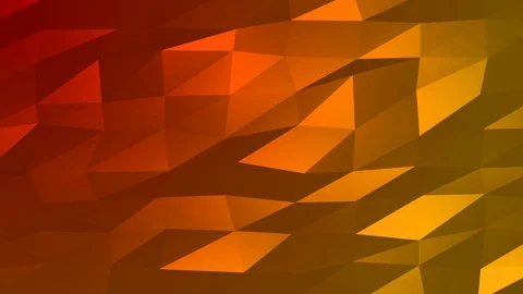 Loopable Abstract Red Orange Low Poly Background 4K Full HD V81 Stock Footage 89604940