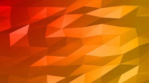 Loopable Abstract Red Orange Low Poly Background 4K Full HD V86 Stock Footage 89604980