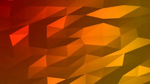 Loopable Abstract Red Orange Low Poly Background 4K Full HD V89 Stock Footage 89605021