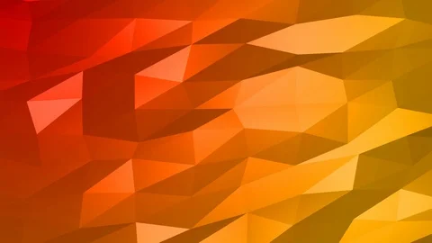Loopable Abstract Red Orange Low Poly Background 4K Full HD V90 Stock Footage 89605024