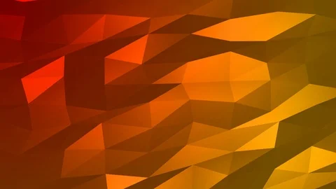 Loopable Abstract Red Orange Low Poly Background 4K Full HD V93 Stock Footage 89605070
