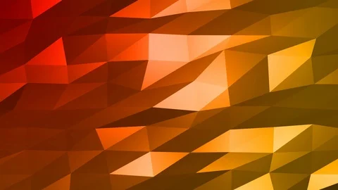 Loopable Abstract Red Orange Low Poly Background 4K Full HD V100 Stock Footage 89605158