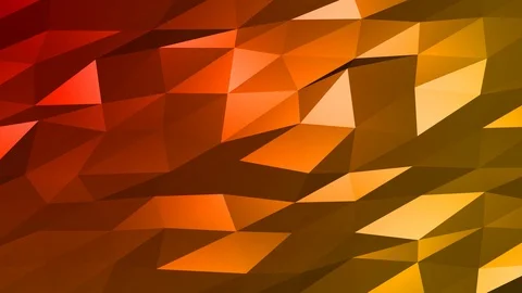 Loopable Abstract Red Orange Low Poly Background 4K Full HD V104 Stock Footage 89605215