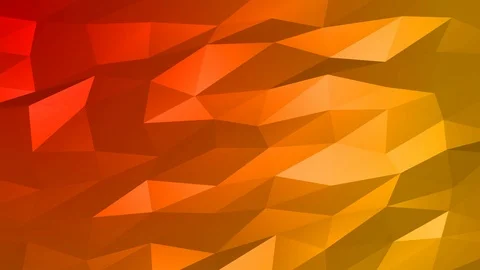 Loopable Abstract Red Orange Low Poly Background 4K Full HD V110 Video stock 89605302