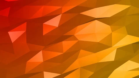 Loopable Abstract Red Orange Low Poly Background 4K Full HD V114 Video stock 89605347