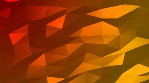 Loopable Abstract Red Orange Low Poly Background 4K Full HD V117 Video stock 89605386