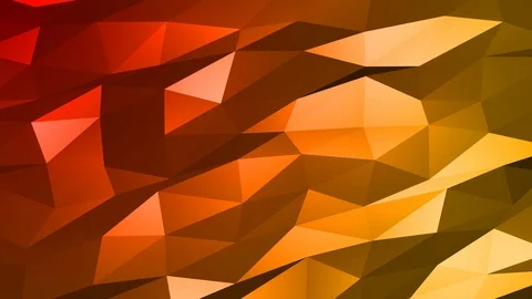 Loopable Abstract Red Orange Low Poly Background 4K Full HD V120 Stock Footage 89605424