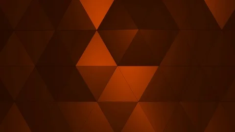 Loopable Abstract Red Orange Low Poly 3D surface as CG background V1 Video stock 90707710