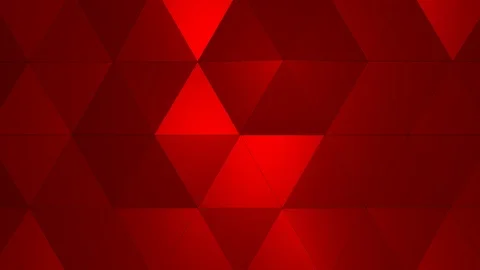 Loopable Abstract Red Orange Low Poly 3D surface as CG background V2 Stock Footage 90708101