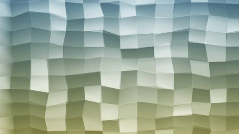 Loopable Abstract Yellow Blue  Low Poly 3D surface as CG background V6 Stock Footage 90059309