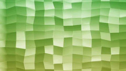 Loopable Abstract Yellow Green  Low Poly 3D surface as CG background V6 Stock-Footage 90059295