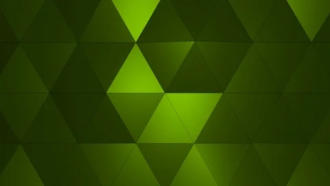Loopable Abstract Yellow Green Low Poly 3D surface as CG background V1 Stock Footage 90707765