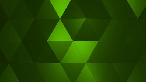 Loopable Abstract Yellow Green Low Poly 3D surface as CG background V1 Stock Footage 90707771