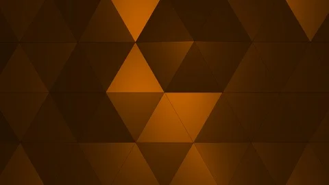 Loopable Abstract Yellow Low Poly 3D surface as CG background V1 Stock Footage 90707712