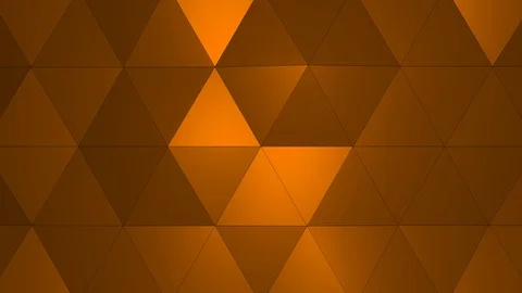 Loopable Abstract Yellow Low Poly 3D surface as CG background V2 Stock Footage 90708113