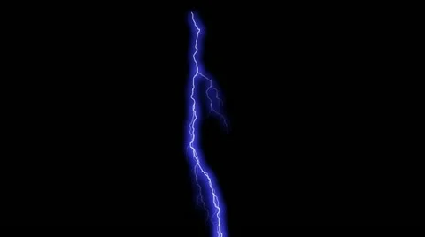 Loopable, alpha channel lightning background Stock Footage 22309047