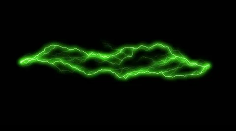 Loopable, alpha channel lightning background Stock Footage 22341775
