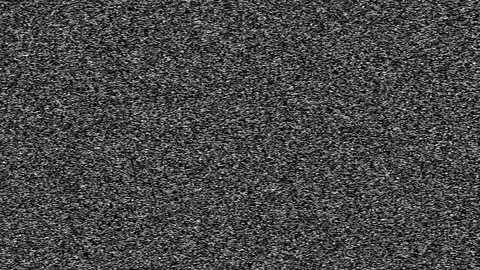 Loopable: Analog Flickering Static Noise Simulation Stock Footage 84289579