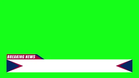 Loopable and seamless breaking news animation on transparent background Stock Footage 311200710