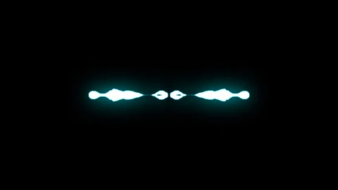 Loopable animated BLUE Lightning bolts from center strike on black background Stock Footage 91645842