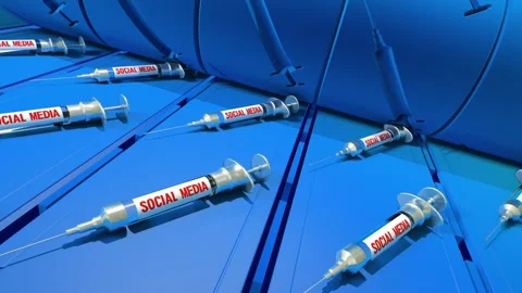 Loopable animation of factory production line creating syringes with the in.. Stock-Footage 265666506