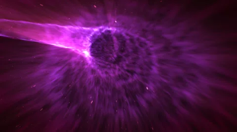 Loopable animation of a warp tunnel in outer space. Light strike science fiction Video stock 33075535