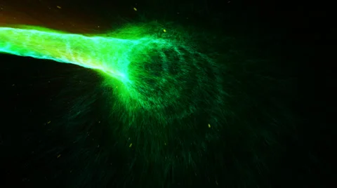 Loopable animation of a warp tunnel in outer space. Light strike science fiction Video stock 33079722